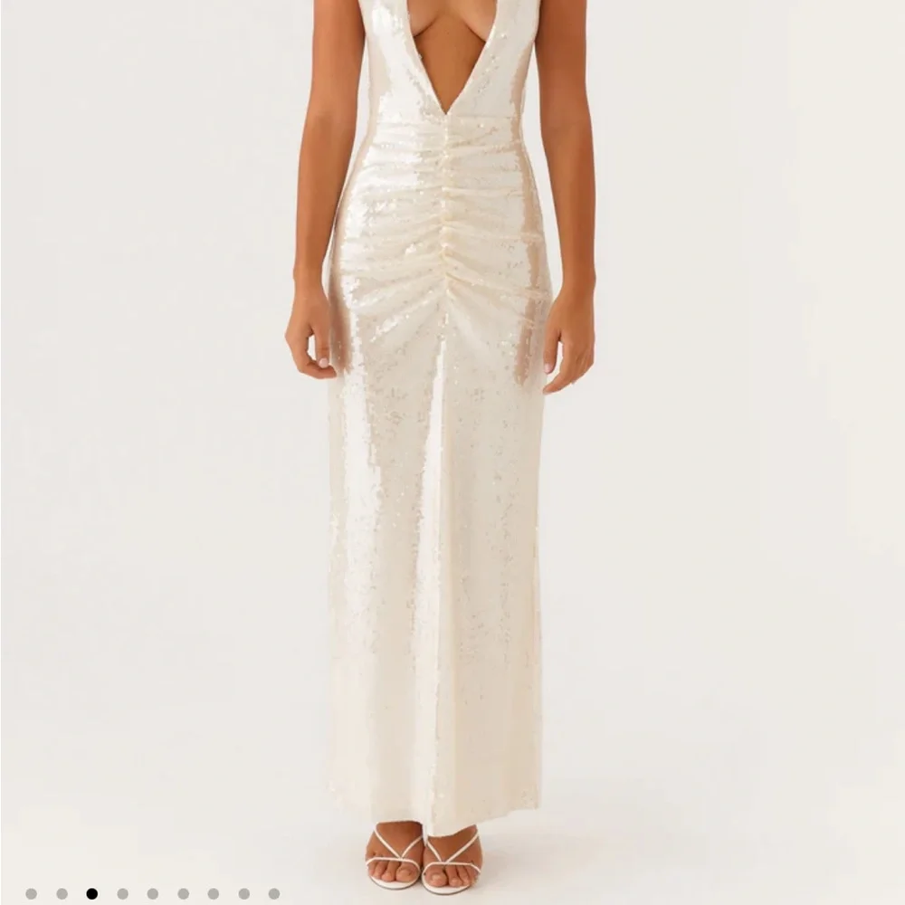 White Sequin Dress Peppermayo Dress - Picture 3 of 4